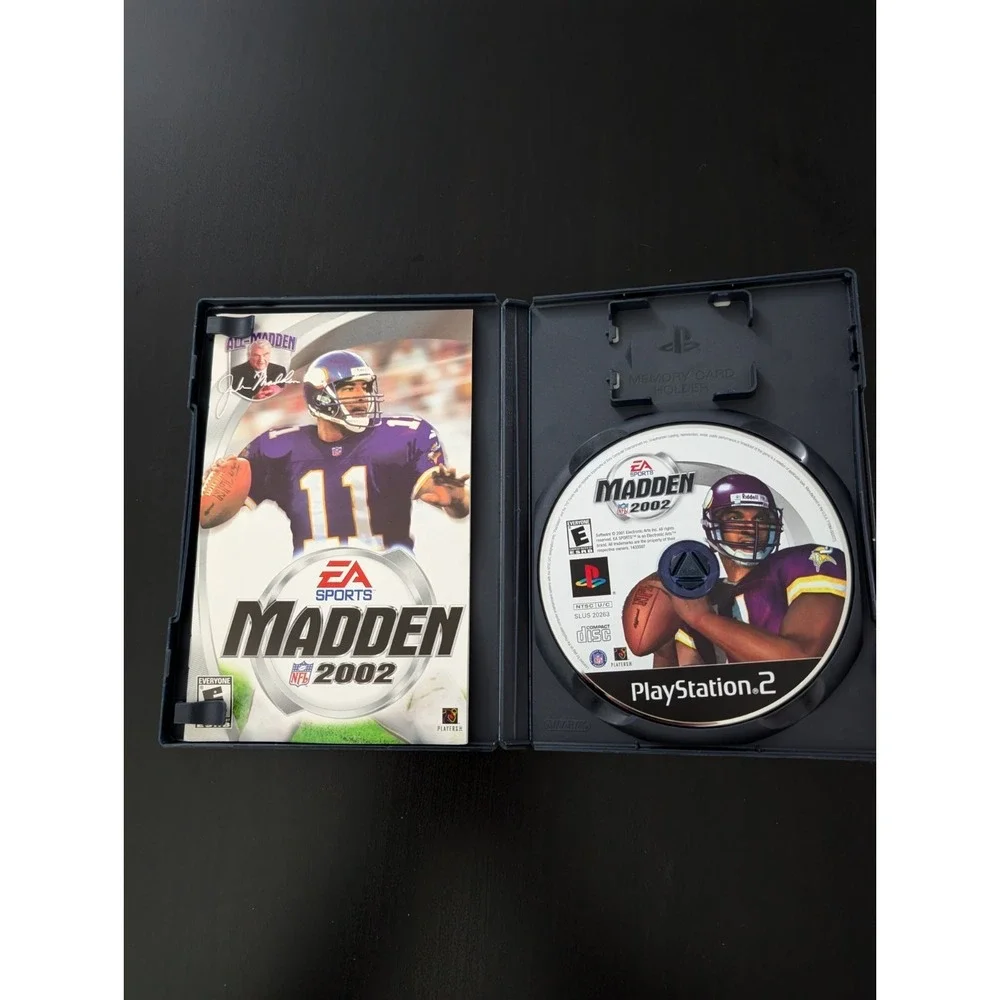 Madden‎ NFL 2002 PS2 PlayStation 2 + Reg Card - Complete CIB -